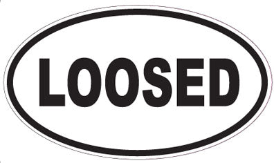 LOOSED - Oval Sticker