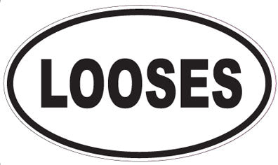 LOOSES - Oval Sticker