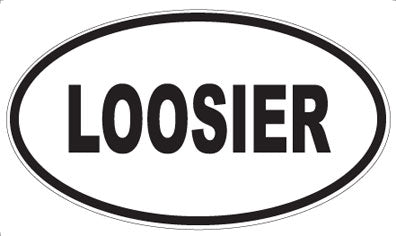 LOOSIER - Oval Sticker