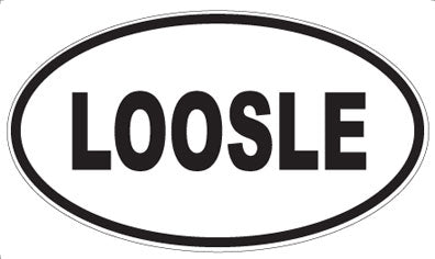 LOOSLE - Oval Magnet