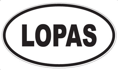 LOPAS - Oval Magnet
