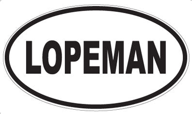LOPEMAN - Oval Sticker