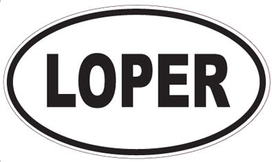 LOPER - Oval Sticker