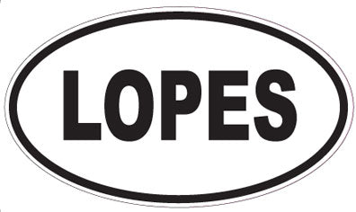 LOPES - Oval Magnet