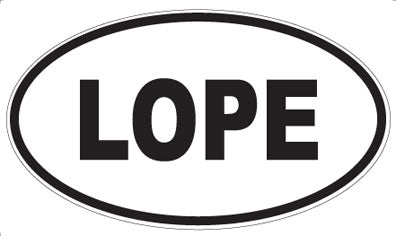 LOPE - Oval Magnet