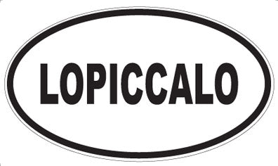 LOPICCALO - Oval Magnet