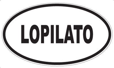 LOPILATO - Oval Magnet