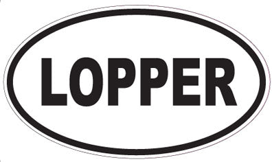 LOPPER - Oval Sticker