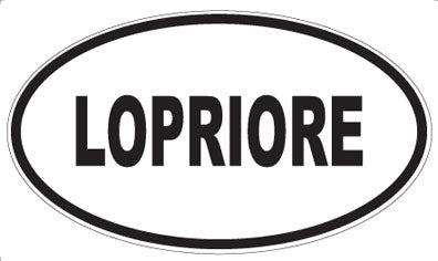 LOPRIORE - Oval Magnet