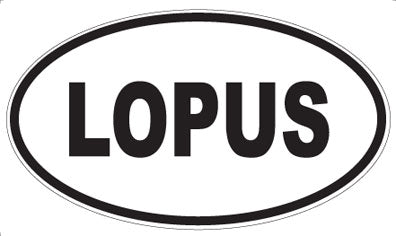 LOPUS - Oval Sticker