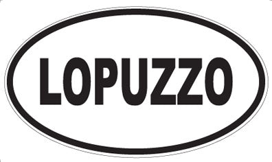 LOPUZZO - Oval Magnet