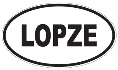 LOPZE - Oval Magnet