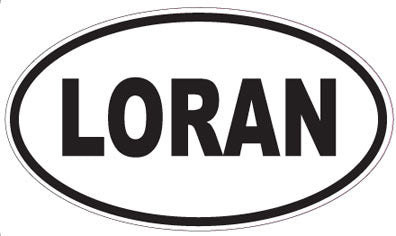 LORAN - Oval Sticker