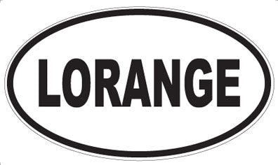 LORANGE - Oval Magnet
