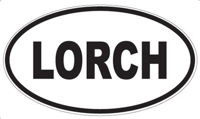 LORCH - Oval Sticker