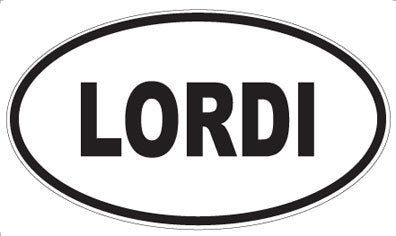 LORDI - Oval Sticker
