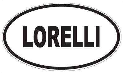 LORELLI - Oval Sticker