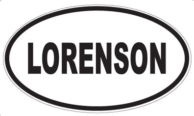 LORENSON - Oval Magnet