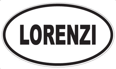 LORENZI - Oval Magnet