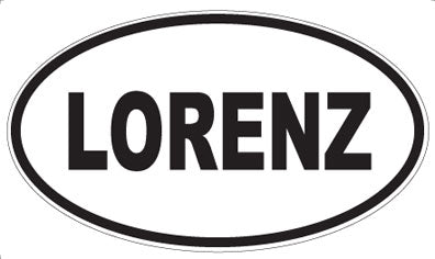 LORENZ - Oval Magnet