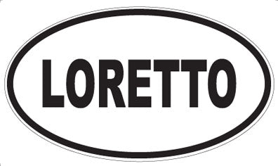 LORETTO - Oval Magnet