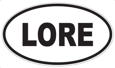 LORE - Oval Magnet
