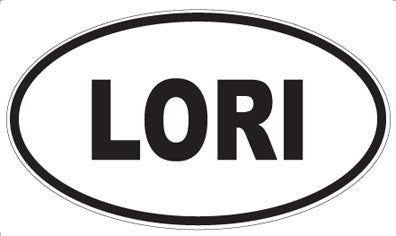 LORI - Oval Sticker