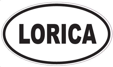 LORICA - Oval Sticker