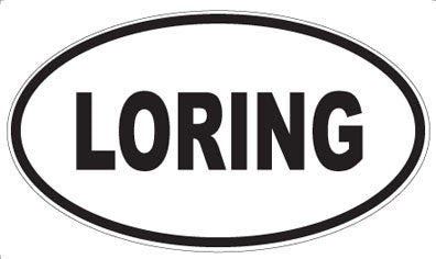 LORING - Oval Sticker