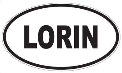 LORIN - Oval Magnet
