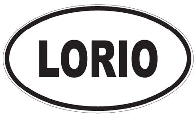 LORIO - Oval Sticker