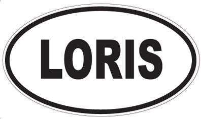 LORIS - Oval Sticker