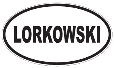 LORKOWSKI - Oval Magnet