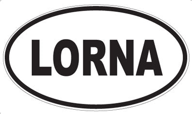 LORNA - Oval Magnet