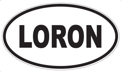 LORON - Oval Magnet