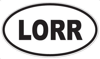 LORR - Oval Sticker