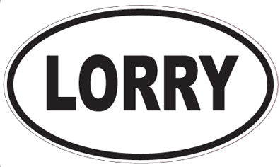 LORRY - Oval Magnet