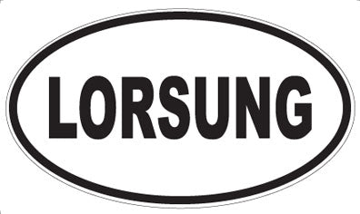 LORSUNG - Oval Magnet