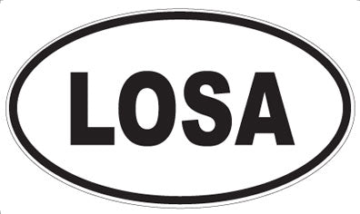 LOSA - Oval Sticker