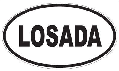 LOSADA - Oval Sticker
