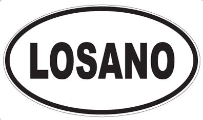 LOSANO - Oval Magnet