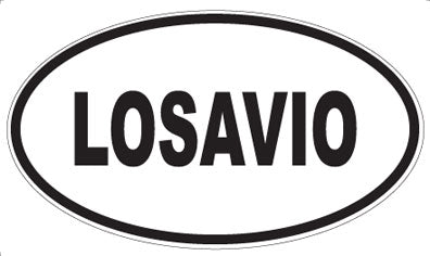 LOSAVIO - Oval Sticker