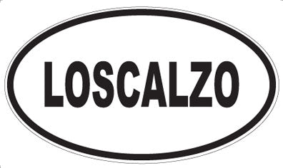 LOSCALZO - Oval Magnet