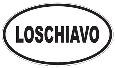 LOSCHIAVO - Oval Magnet