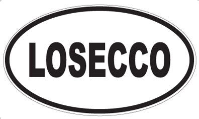 LOSECCO - Oval Sticker