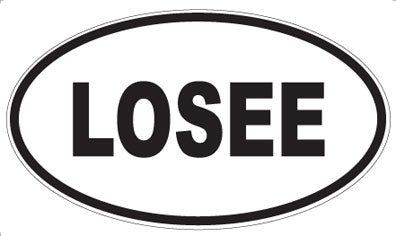 LOSEE - Oval Sticker