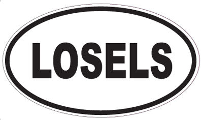 LOSELS - Oval Sticker