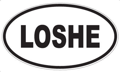 LOSHE - Oval Sticker