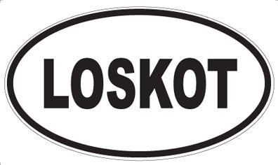 LOSKOT - Oval Sticker