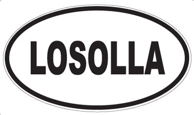 LOSOLLA - Oval Sticker